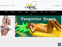 Tablet Screenshot of heatswimwear.com